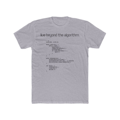 'Live Beyond the Algorithm' - Men's Crew Neck Tee