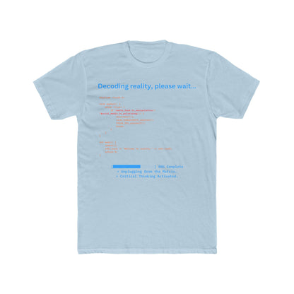 'Decoding Reality' - Men's Crew Neck Tee